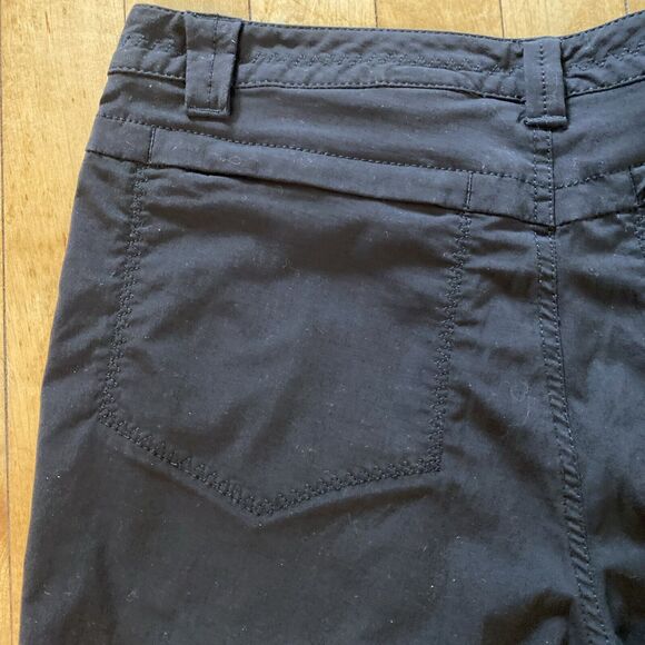 Eddie Bauer Shorts Womens Size 2 First Ascent Black Flat Front Trail Hiking - Picture 9 of 12
